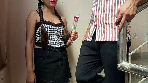 Indian Girl Teases Her Tutor on Teachers Day